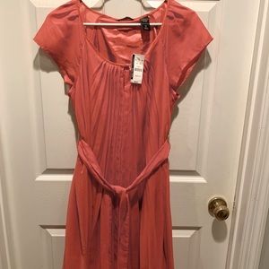 New York & Company burnt orange dress.
